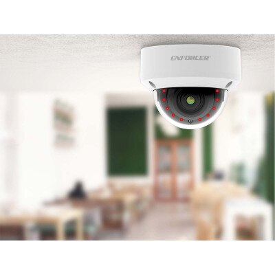 Seco-Larm ENFORCER 5MP IP Mini Vandal Dome Camera, 2.8mm Fixed Lens