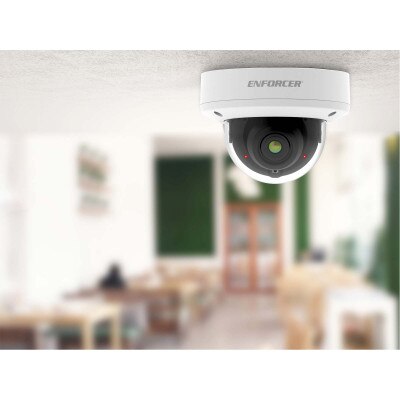 Seco-Larm ENFORCER 5MP IP Vandal Dome Camera, 2.8 to 12mm Motorized Lens