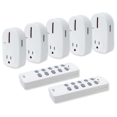 Seco-Larm Enforcer CBA Wireless Outlet Controller, 5-Channel