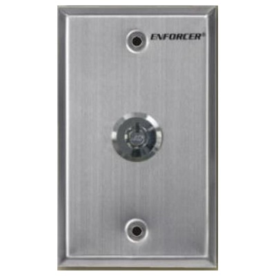Seco-Larm Enforcer Request-to-Exit Key Switch Plate, Shunt Switch
