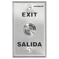 Seco-Larm Enforcer Push-To-Exit Plate, Vandal Resistant