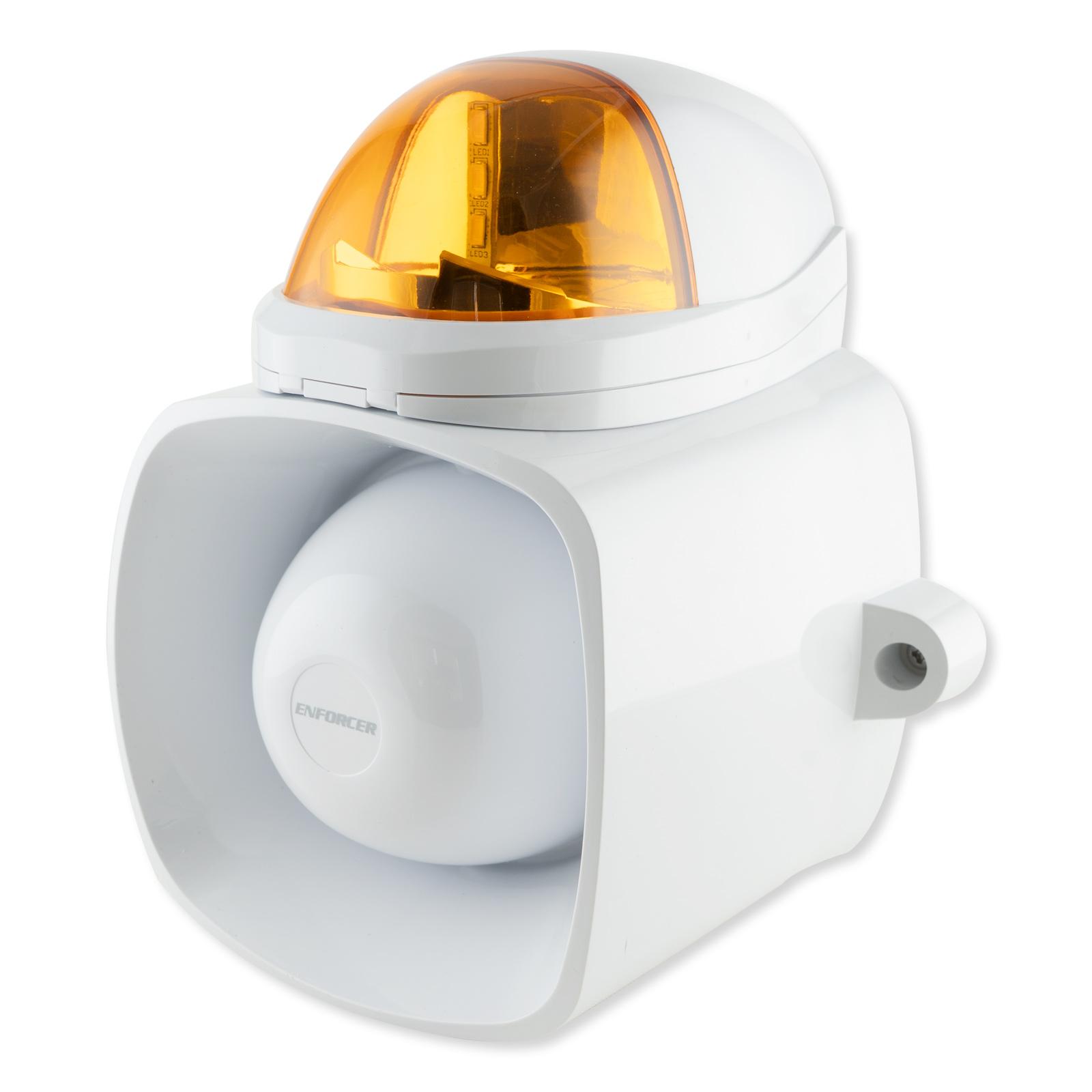 Seco-Larm Enforcer Self-Contained Siren/Strobe with Audio Input