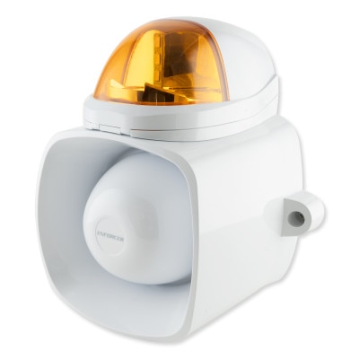 Seco-Larm Enforcer Self-Contained Siren/Strobe with Audio Input, Amber