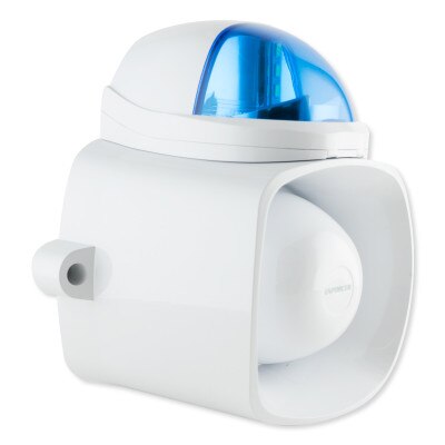 Seco-Larm Enforcer Self-Contained Siren/Strobe with Audio Input, Blue