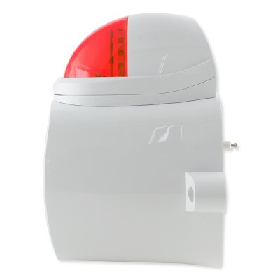 Seco-Larm Enforcer Self-Contained Siren/Strobe with Audio Input, Red