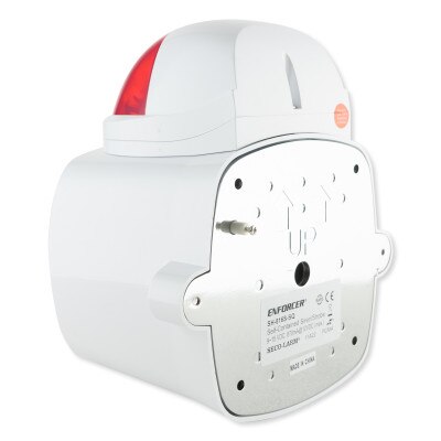 Seco-Larm Enforcer Self-Contained Siren/Strobe with Audio Input, Red
