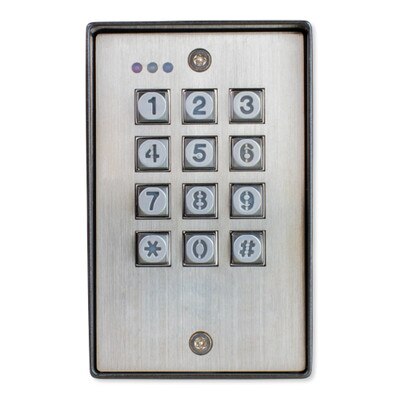 Seco-Larm Enforcer Access Control Keypad, Outdoor, Surface Mount