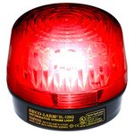 Seco-Larm Enforcer Xenon Strobe Light, 24VDC, Red Lens