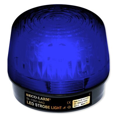 Seco-Larm Enforcer LED Strobe Light, Blue