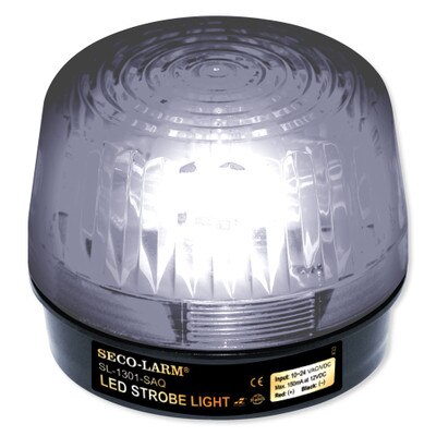 Seco-Larm Enforcer LED Strobe Light, Clear
