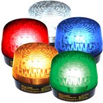 Seco-Larm Enforcer LED Strobe Light With Built-In Programmable Siren, Red
