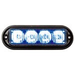 Seco-Larm Enforcer High-Intensity LED Strobe Light, 12VDC, Blue