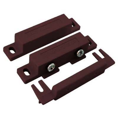 Seco-Larm Enforcer Magnetic Contact, Surface-Mount, NC, 3/4 In. Gap, Brown