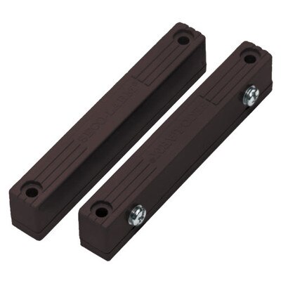 Seco-Larm Enforcer Magnetic Contact, Surface-Mount, NC, 2-3/4 In. Gap, Brown