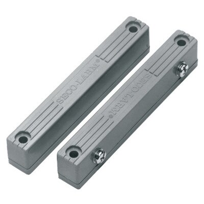 Seco-Larm Enforcer Magnetic Contact, Surface-Mount, NC, 2-3/4 In. Gap, Gray