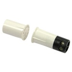Seco-Larm Enforcer Magnetic Contact, 3/8 In. Stubby Press-Fit, Quick-Connect, 3/4 In. Gap, White