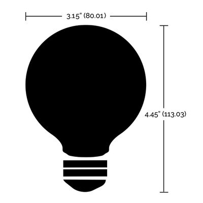 SATCO Starfish Wi-Fi 4.5W LED G25 Tunable White Filament Globe Bulb