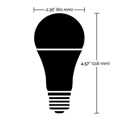 SATCO Starfish Wi-Fi 10W LED A19 RGB and Tunable White Smart Bulb