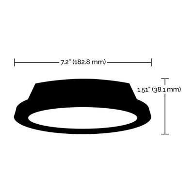 SATCO Starfish Wi-Fi 6 In. LED Tunable & Dimmable White Edge-Lit Remote Driver Downlight