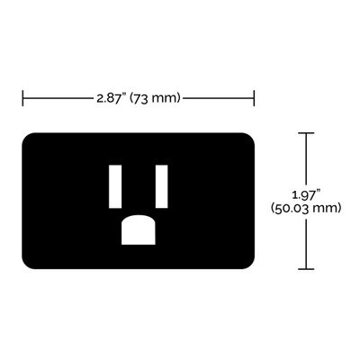 SATCO Starfish Wi-Fi 15A On-Off Outlet