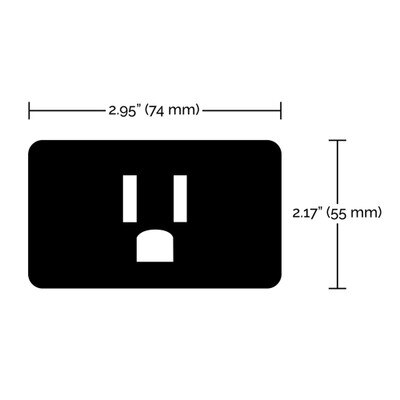 SATCO Starfish Wi-Fi 15A Dimmer Outlet (Open Box)