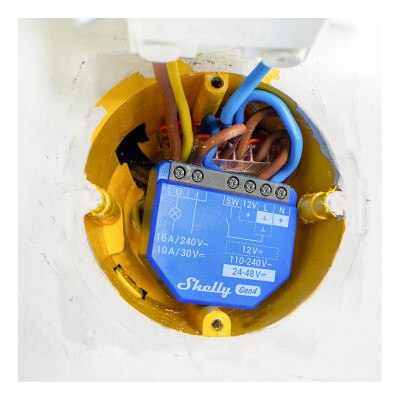 Shelly 1 Gen 4 One-Channel Dry Contact Smart Switch