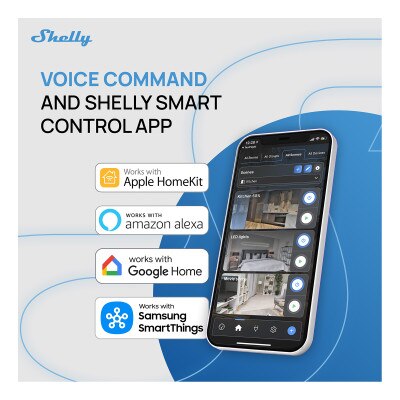 Shelly 1 Gen4 One-Channel Dry Contact Smart Switch