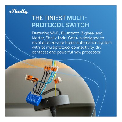 Shelly 1 Mini Gen4 Compact Smart Switch