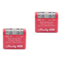 Shelly 1PM Mini Gen4 Smart Relay (2 Pack)