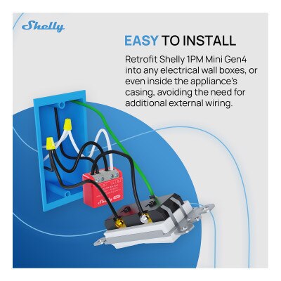 Shelly 1PM Mini Gen4 Smart Relay