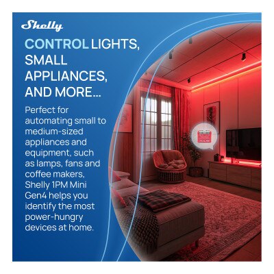 Shelly 1PM Mini Gen4 Smart Relay