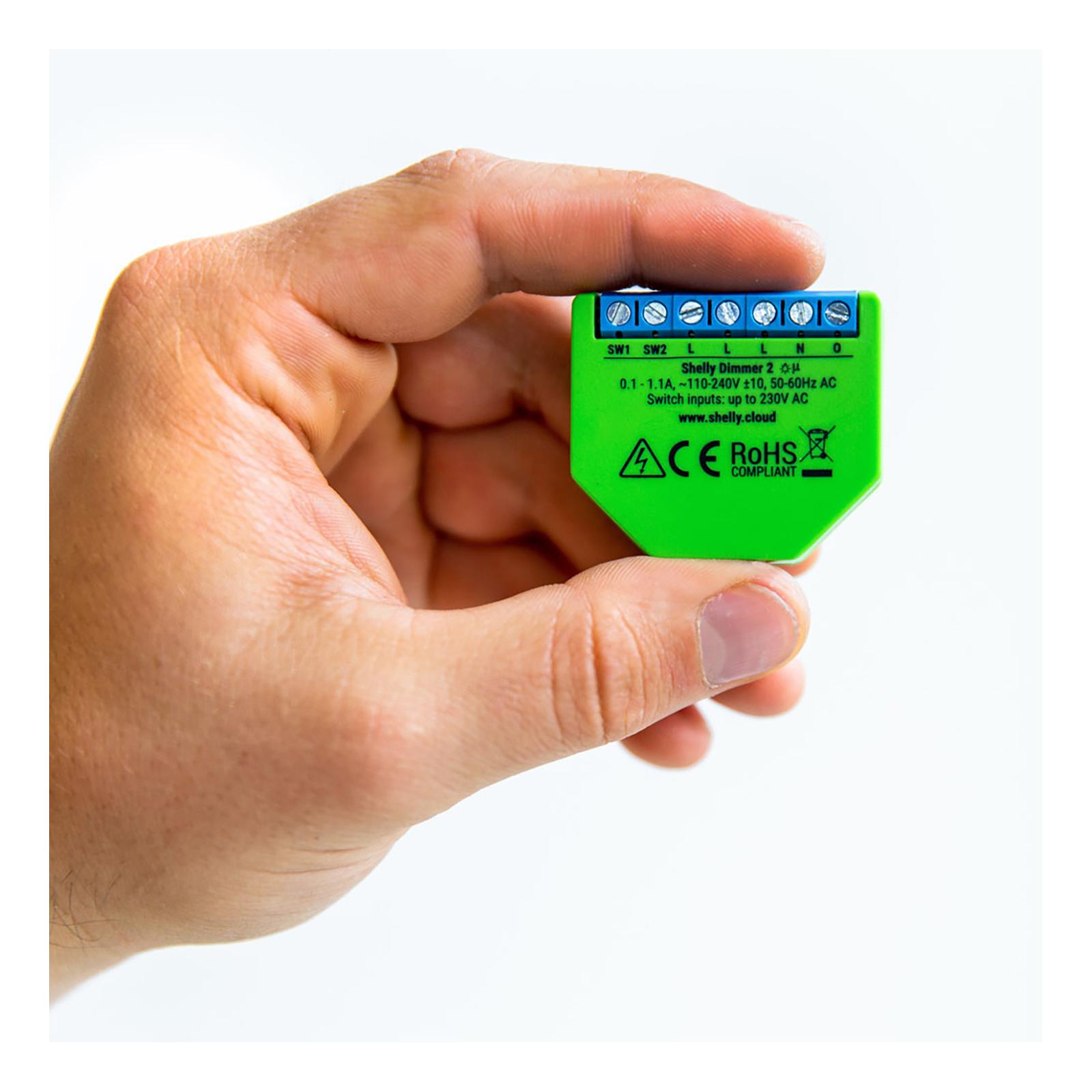 Shelly Wi-Fi Dimmer 2 Smart Relay, No Neutral