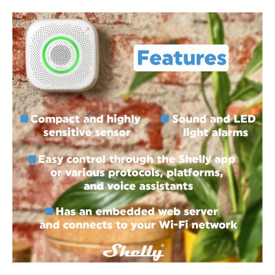 Shelly Wi-Fi Gas Sensor (LPG)