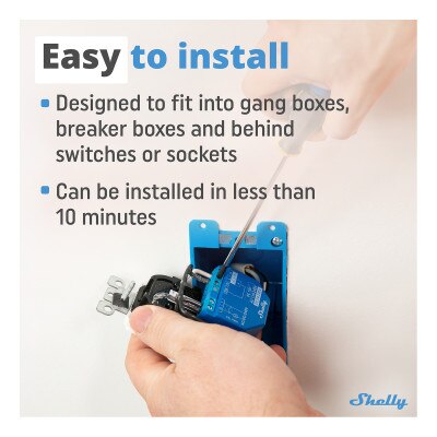 Shelly Wi-Fi Plus 1 with Dry Contacts