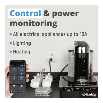 Shelly Wi-Fi Plus Smart Wall Plug