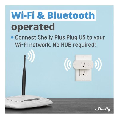Shelly Wi-Fi Plus Smart Wall Plug