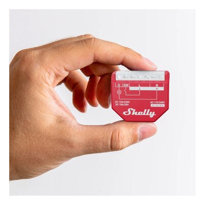 Shelly Wave 1PM US Z-Wave 800 & Z-Wave LR Relay Module with Power Monitoring