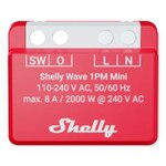 Shelly Wave 1PM Mini Long Range Z-Wave Relay Module with Power Monitoring