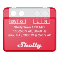 Shelly Wave 1PM Mini Long Range Z-Wave Relay Module with Power Monitoring
