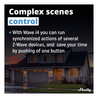 Shelly Wave i4 US Multi-Input Control Module, Z-Wave 800 & Z-Wave LR