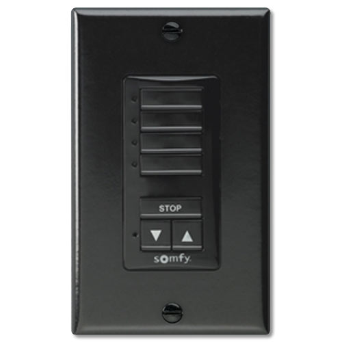 Somfy DecoFlex WireFree RTS Wall Switch, 4 Channel