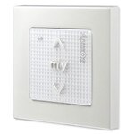 Somfy Smoove 1 RTS Pure Wall Switch, Surface-Mount