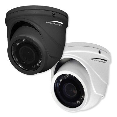 Speco 4MP HD-TVI Mini IR Turret Camera, Dark Gray
