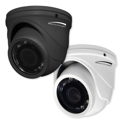 Speco 4MP HD-TVI Mini IR Turret Camera, White