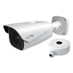 Speco 2MP Facial Recognition IP Bullet Camera with Junction Box, 7-22mm Motorized Lens