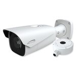 Speco 2MP License Plate Recognition IP Bullet Camera with Junction Box, 7-22mm Motorized Lens