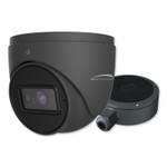 Speco 4MP Flexible Intensifier IP Turret Camera with Analytics and Junction Box, 2.8-12mm Motorized Lens