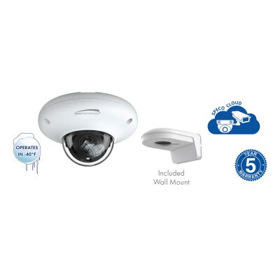 Speco 4MP H.265 IP Mini-Dome Camera with Advanced Analytics