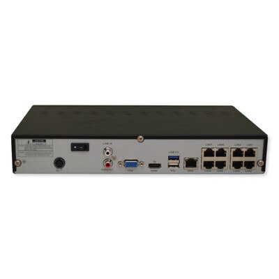 Speco Zip Kit: 8-Channel NVR With 6 Dome Cameras, 2TB