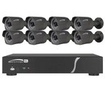 Speco Zip Kit: 8-Channel Network Video Recorder (NVR) & 8 Bullet Cameras